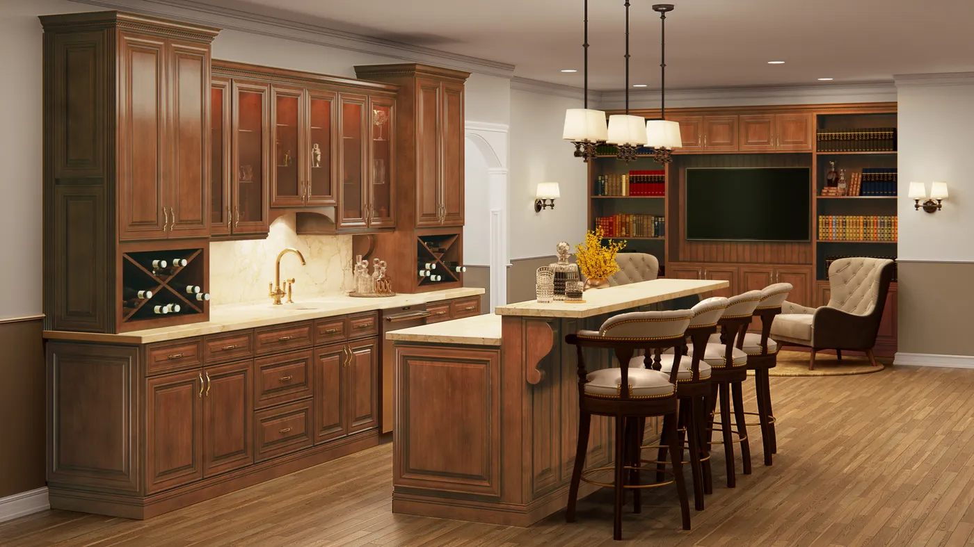 Casselberry Saddle cabinets installed — Highland Collection