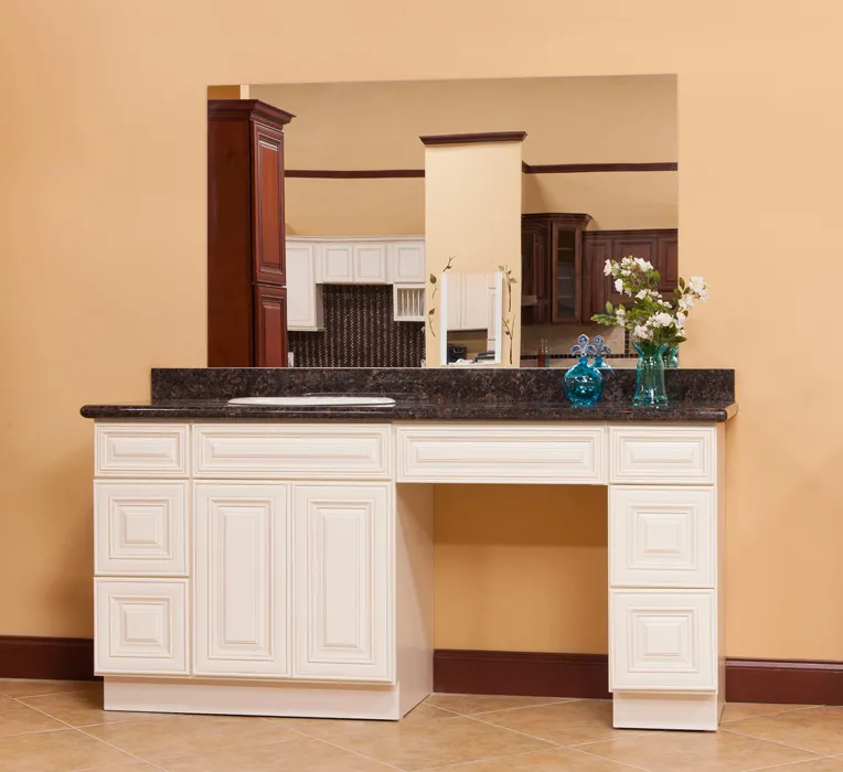 Casselberry Antique White cabinets installed — Highland Collection