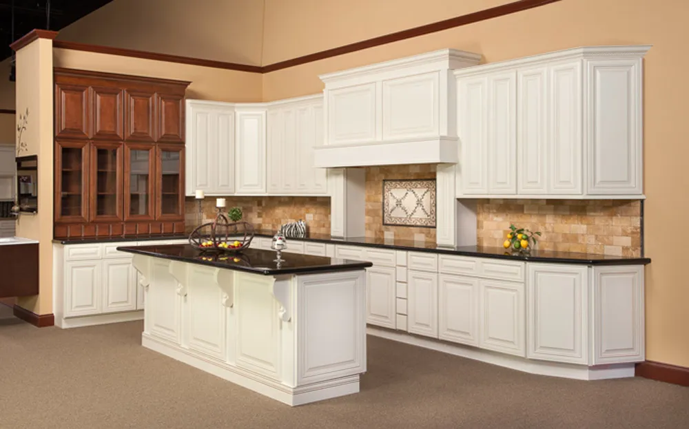 Casselberry Antique White cabinets installed — Highland Collection