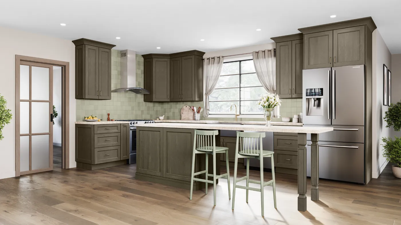 Haven Ember cabinets installed — Highland Collection