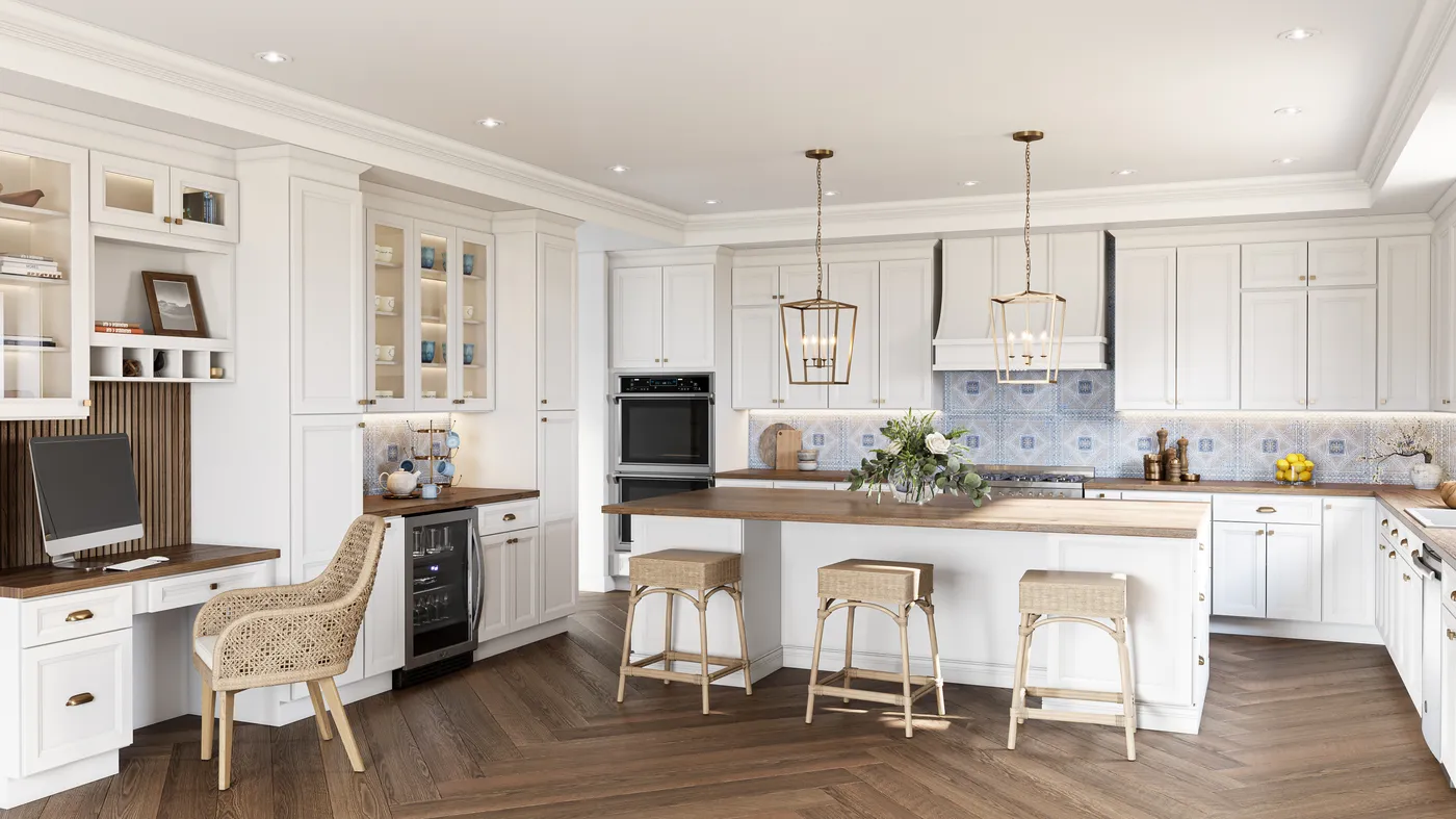 Oxford White cabinets installed — Highland Collection