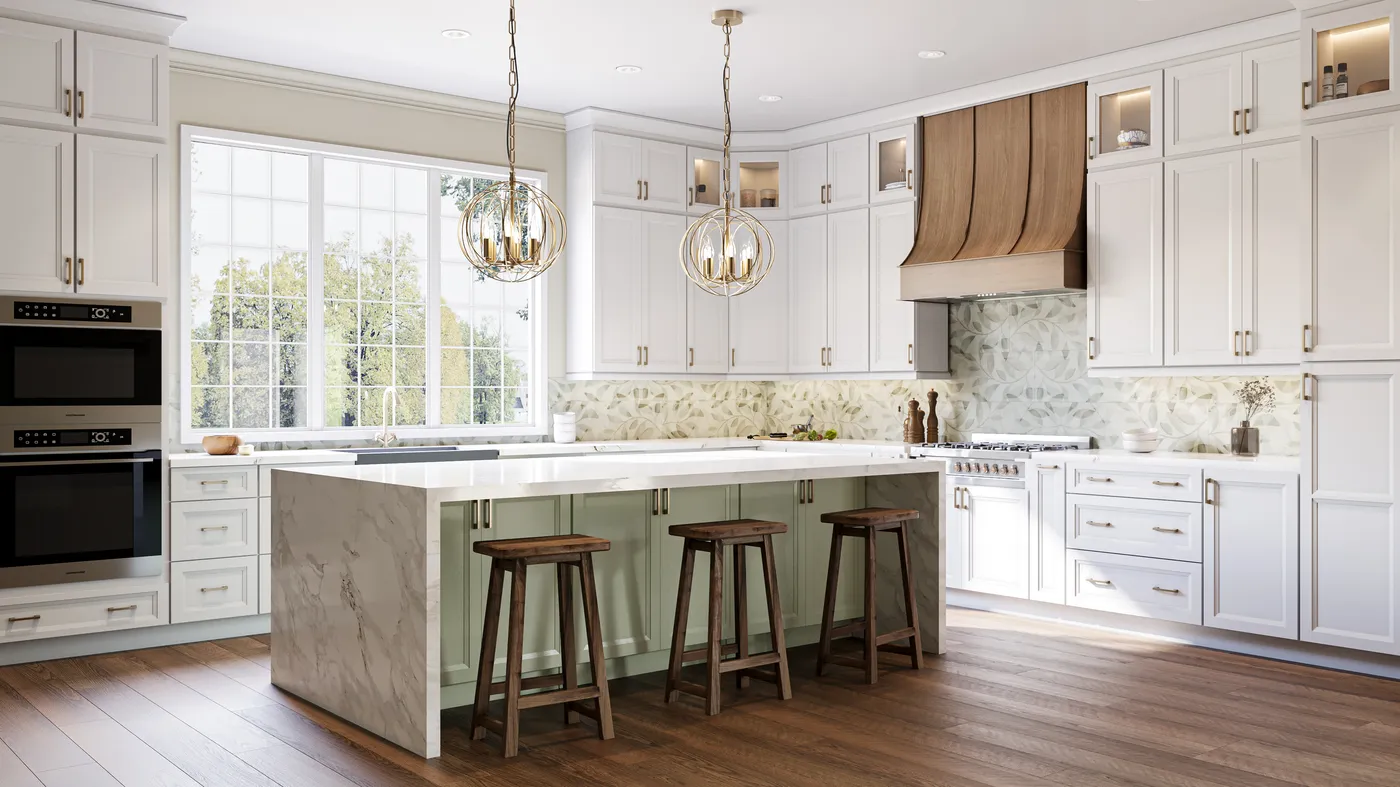 Oxford White cabinets installed — Highland Collection