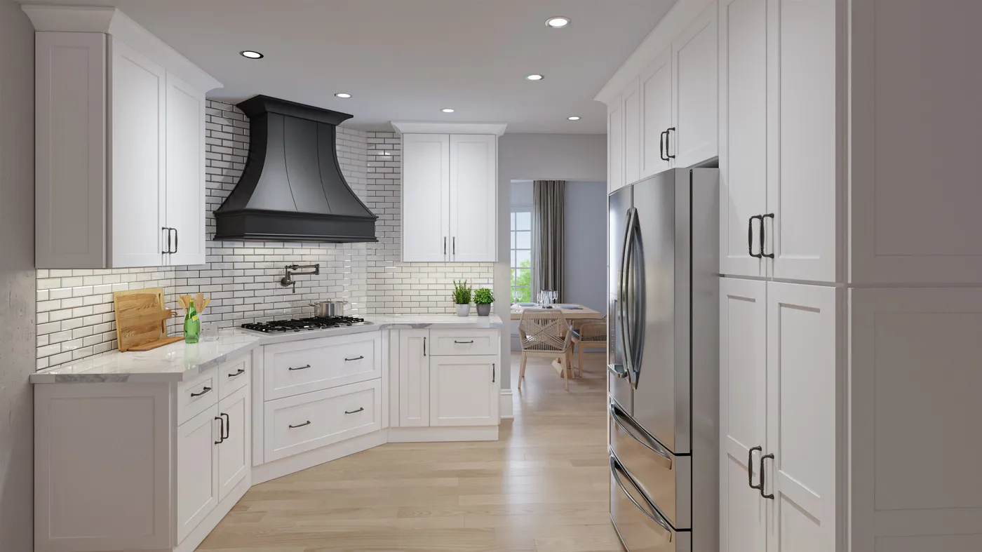 Shaker Black cabinets installed — Highland Collection
