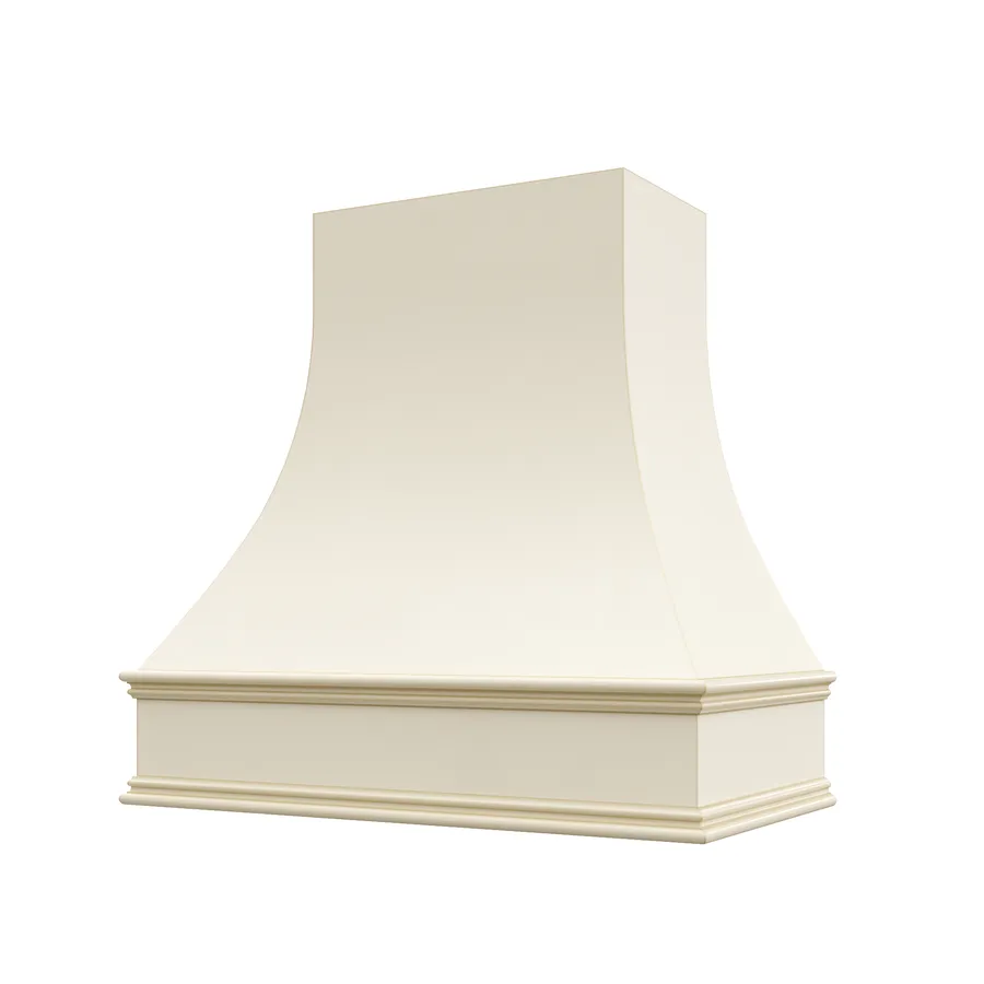 Asheville V1 finished hood — Casselberry Antique White