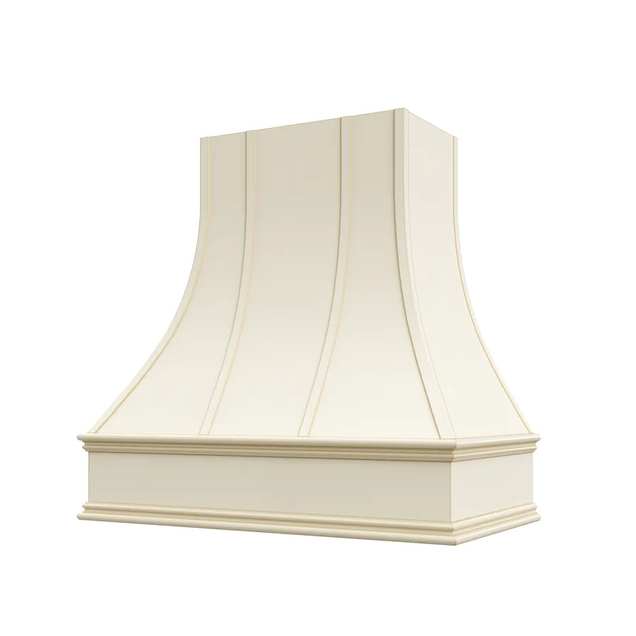 Asheville V3 finished hood — Casselberry Antique White