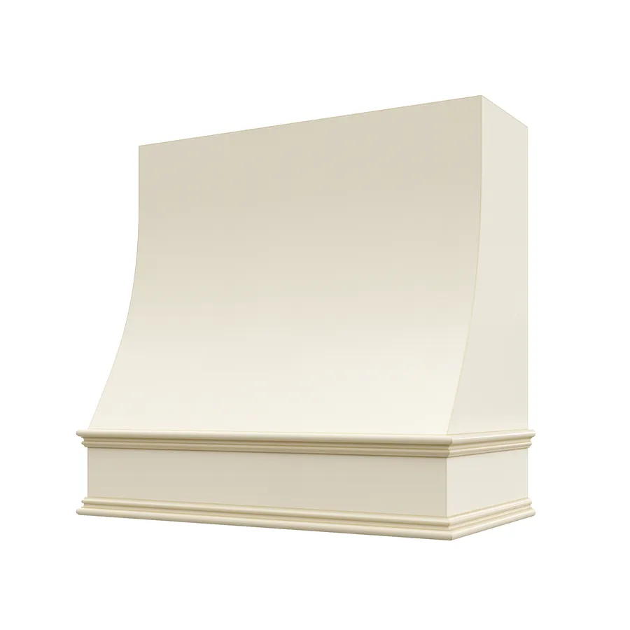 Charlotte V1 finished hood — Casselberry Antique White