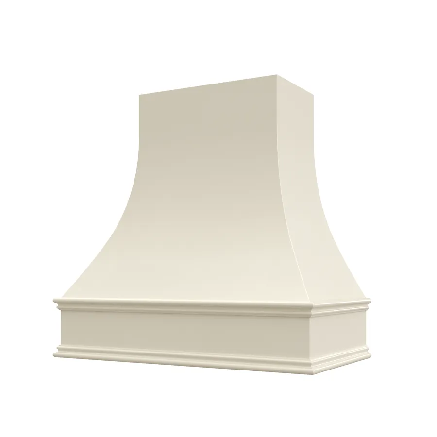 Asheville V1 finished hood — Shaker Antique White