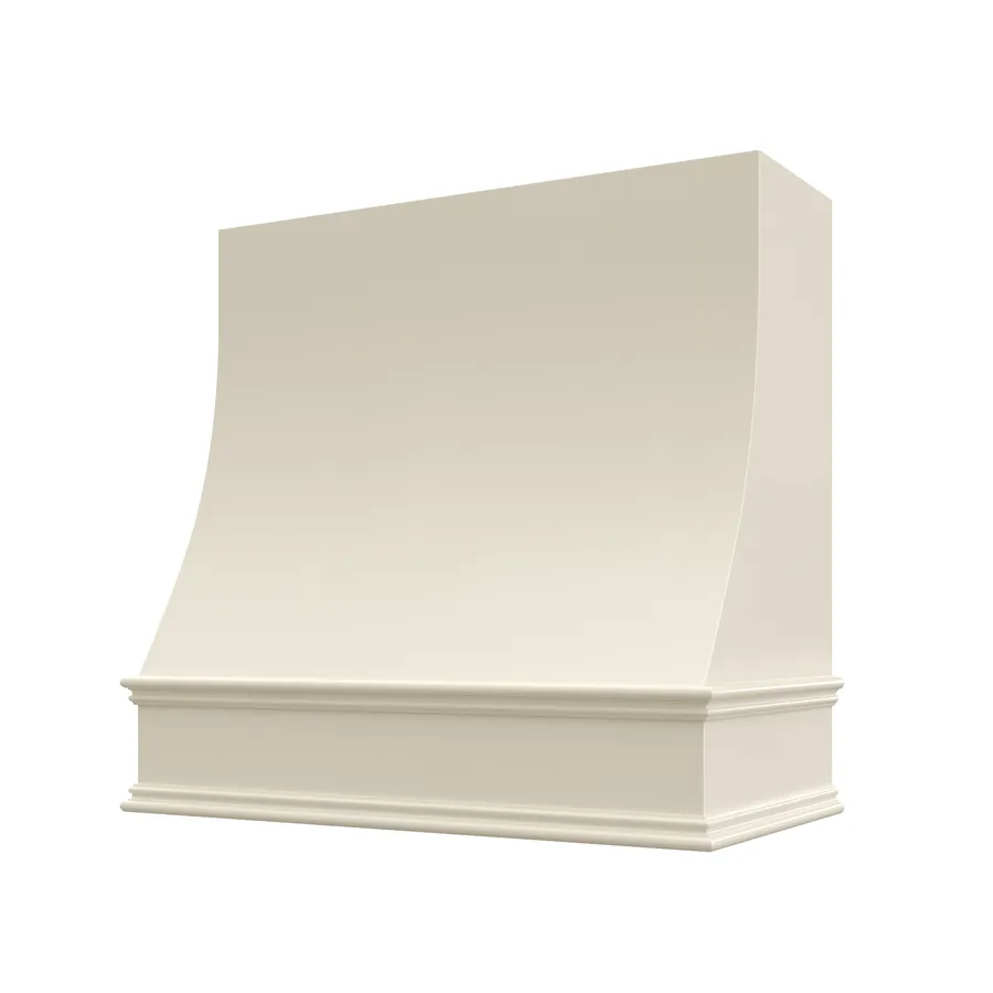 Charlotte V1 finished hood — Shaker Antique White