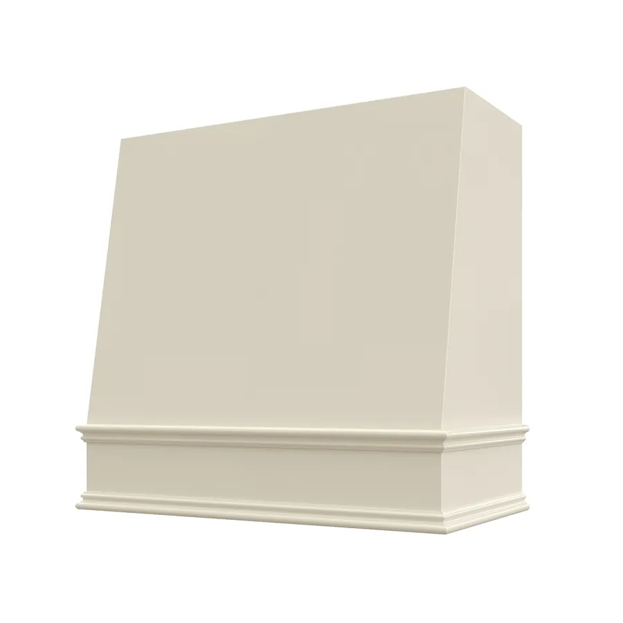 Wilmington V1 finished hood — Shaker Antique White
