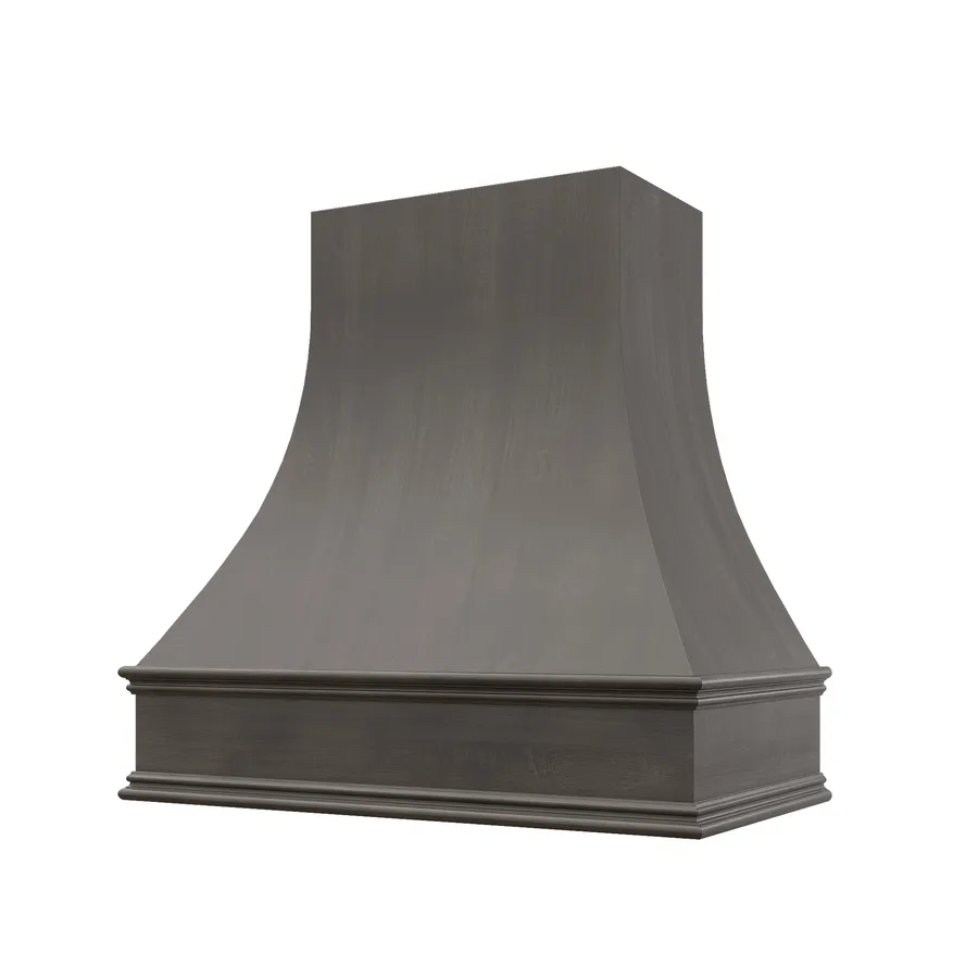 Asheville V1 finished hood — Shaker Cinder