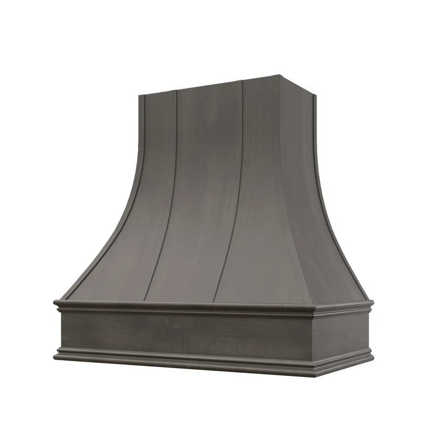 Asheville V3 finished hood — Shaker Cinder