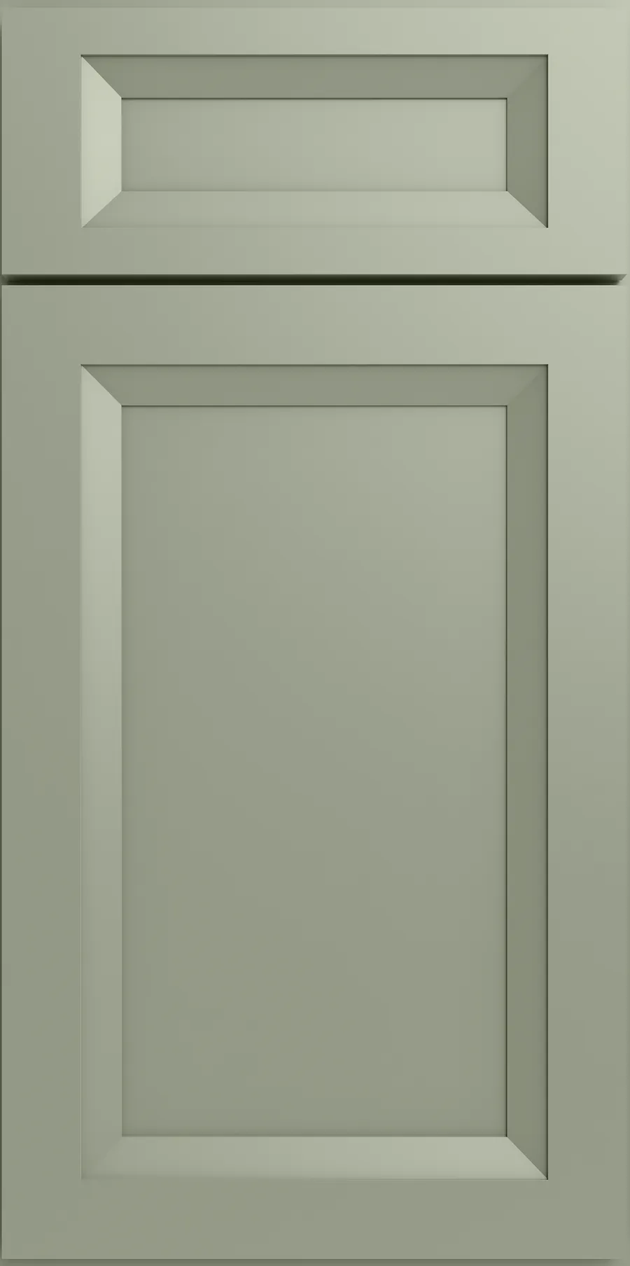 Oxford Sage cabinet door detail — Highland Collection