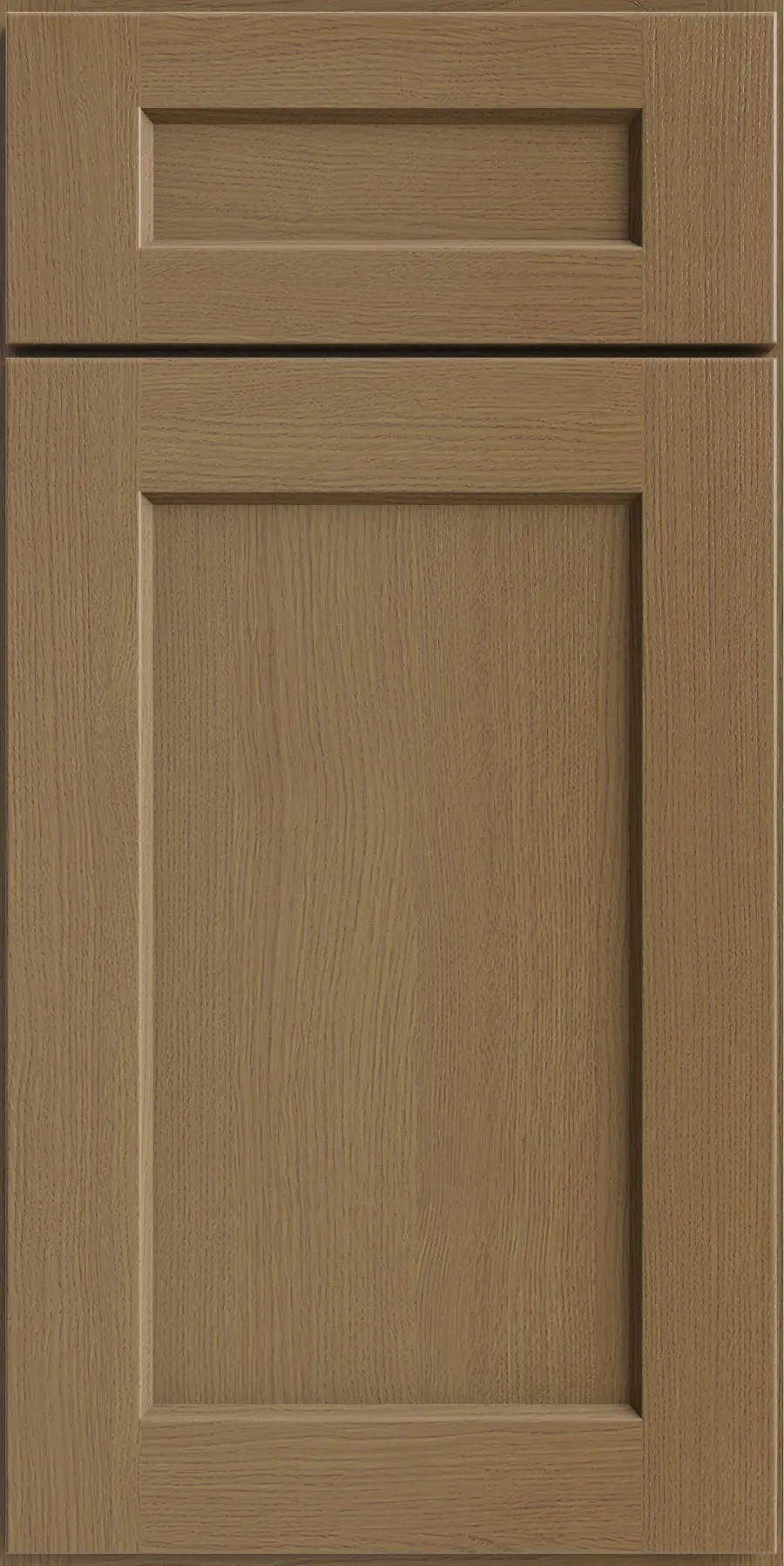 Shaker Essence Oak cabinet door detail — Highland Collection