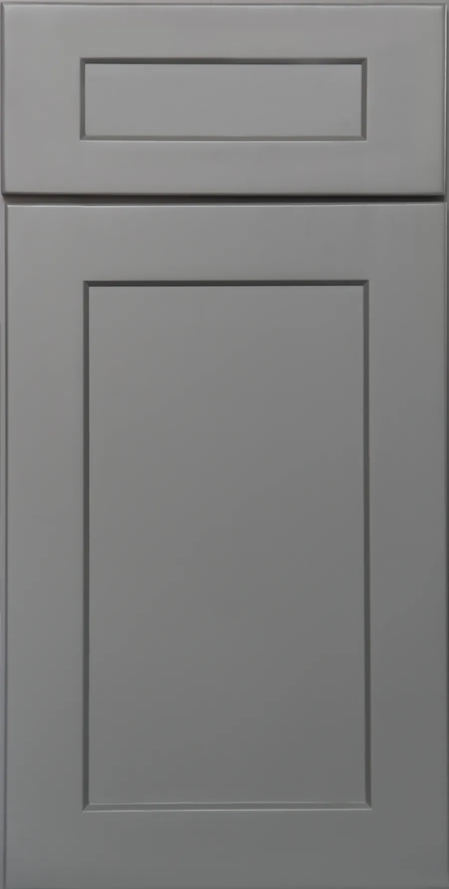 Shaker Grey cabinet door detail — Highland Collection