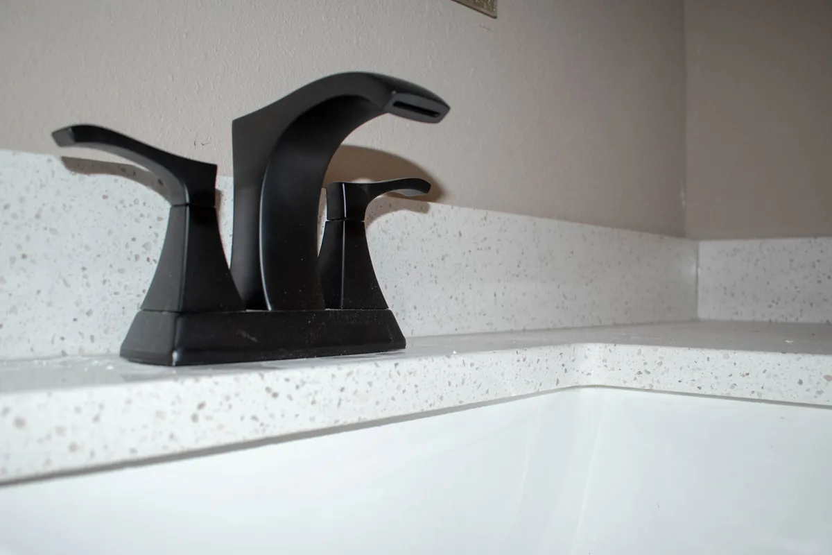 Professional plumbing installation on a new home