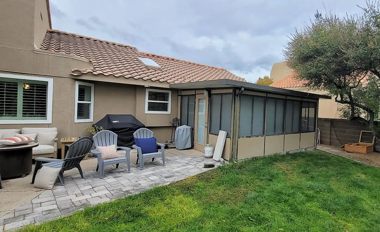 Before — Sunroom to Game Room