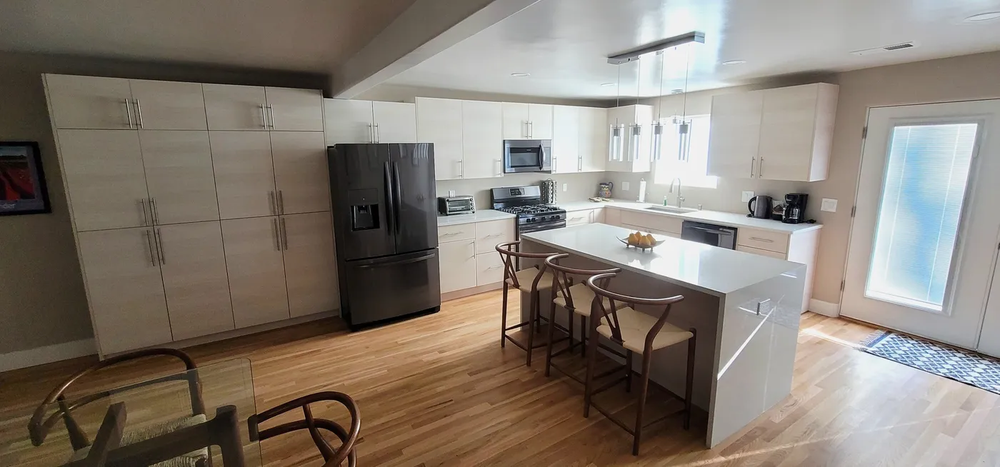 After — Torino White Pine Kitchen