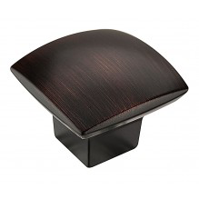 CONTEMPORARY SQUARE BRUSHED OIL RUBBED BRONZE