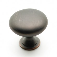 MODERN ROUND RUSHED OIL RUBBED BRONZE